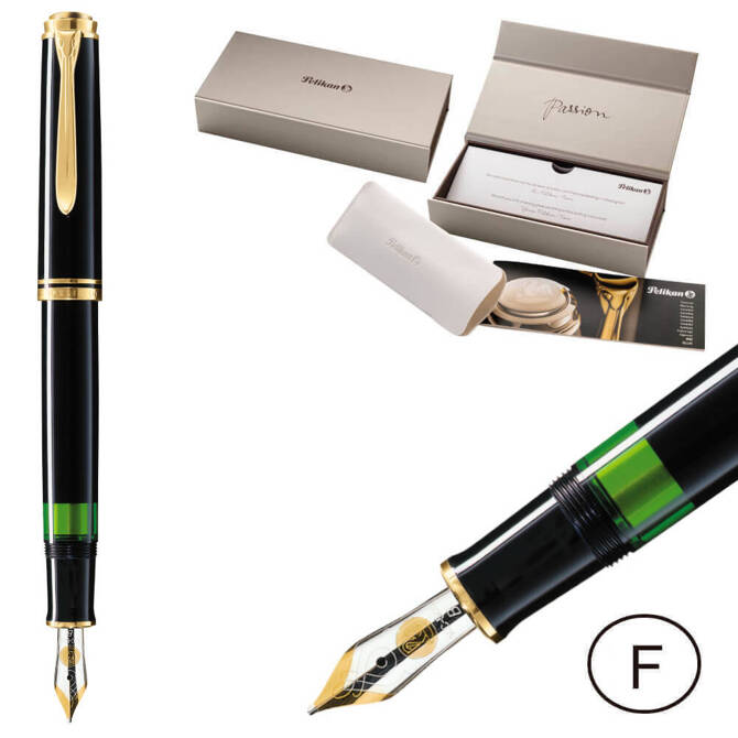 Pióro wieczne  M400 F Black na prezent premium PELIKAN