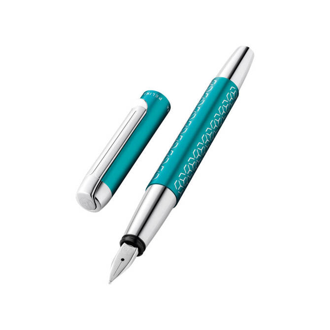 Pióro wieczne PURA P40 EF Turquoise aluminiowe na prezent PELIKAN