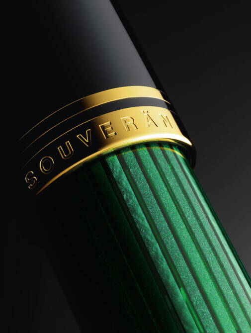 Pióro wieczne Souverän M400 EF Black-Green na prezent premium PELIKAN