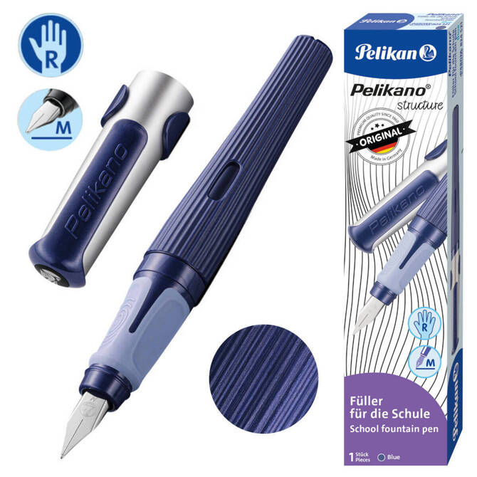 Pióro wieczne praworęczne Pelikano Structure P480 Blue PELIKAN