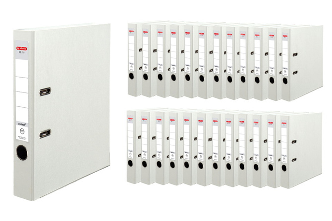 Segregator A4 5cm 50mm 25 sztuk Q.File HERLITZ