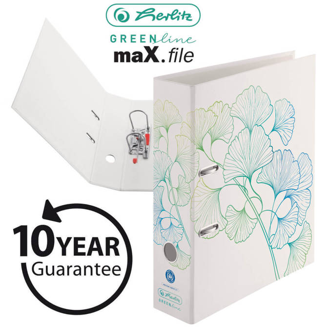 Segregator A4 8cm maX.file 80mm GreenLine HERLITZ