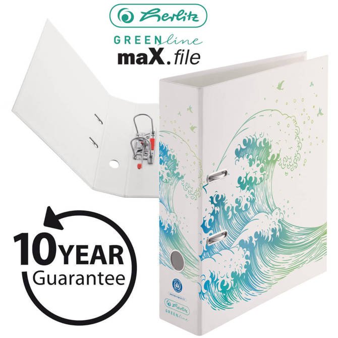 Segregator A4 8cm maX.file GreenLine HERLITZ 10szt