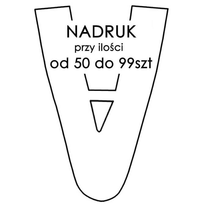 Usług nadruku 1szt przy zakup 50-99szt szelek