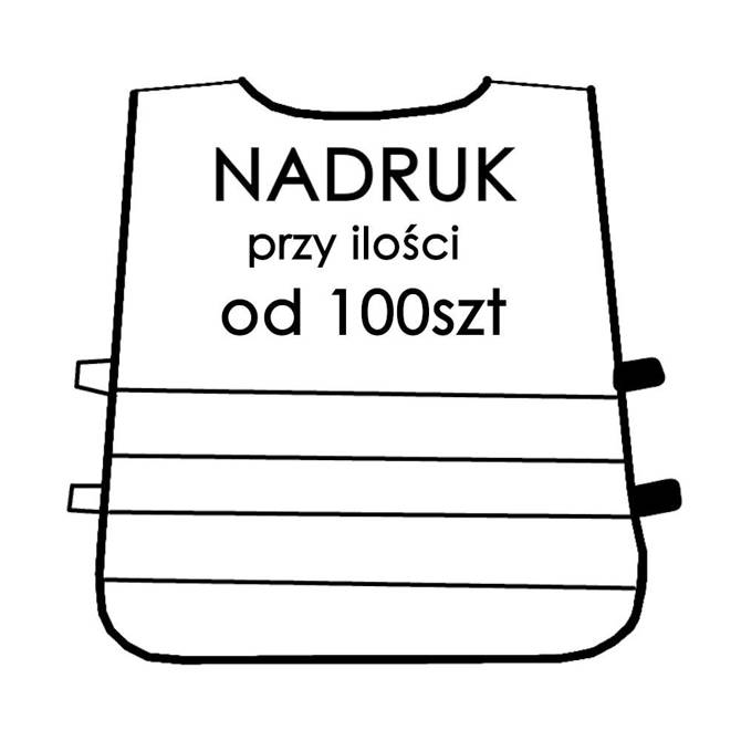 Usługa nadruku 1szt przy zakup od 100szt kamizelek