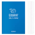 Zeszyt A5 60k kratka geografia przedmiotowy soft touch HERLITZ